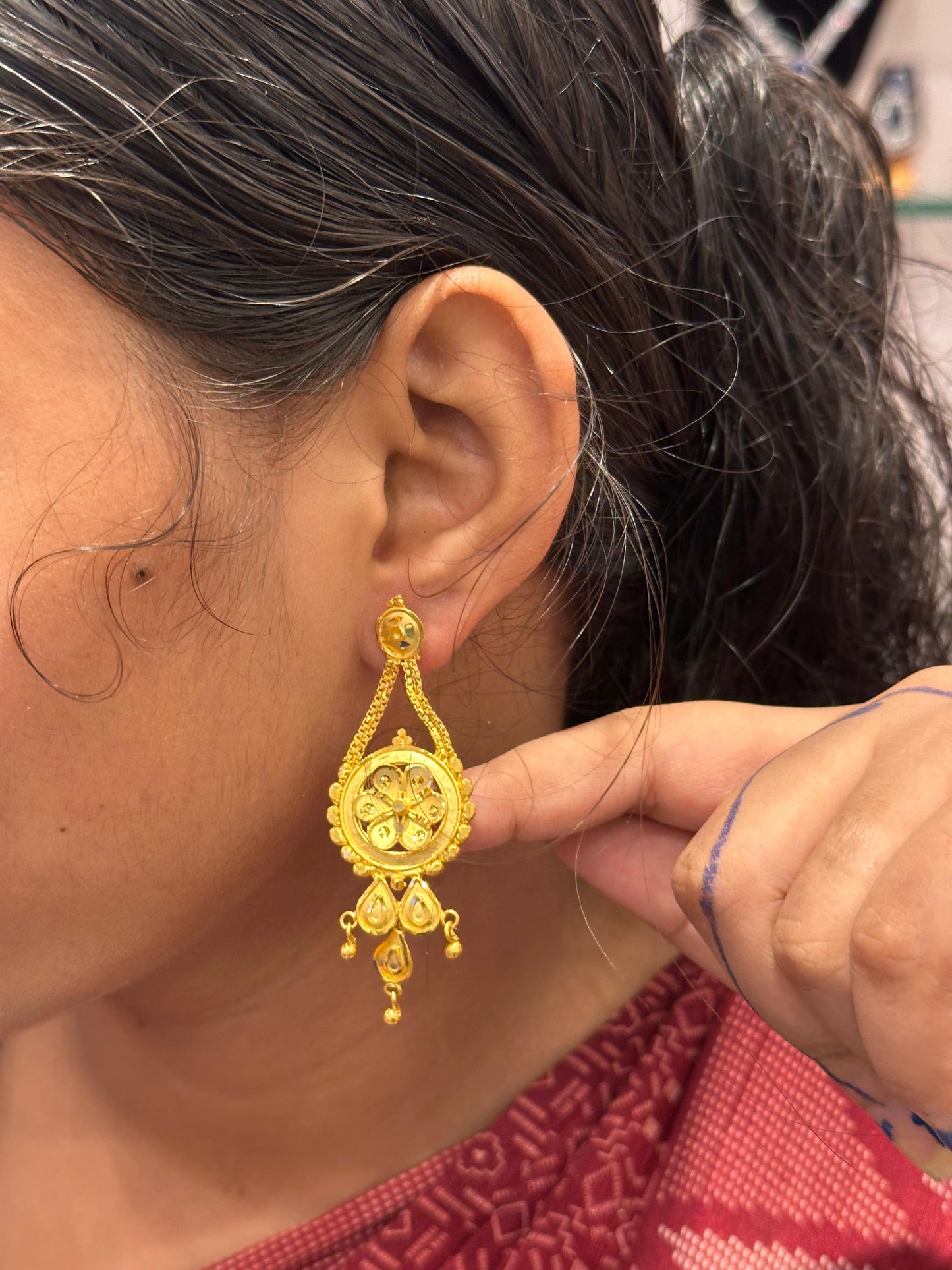 Gold Plated Earring (24K)D17