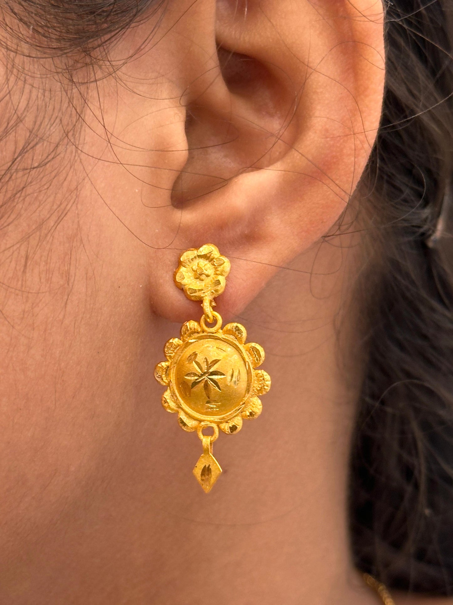 Gold Plated Earring (24K)D13