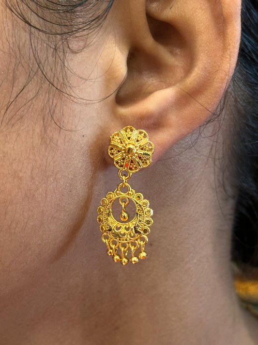 Gold Plated Earring (24K)D38