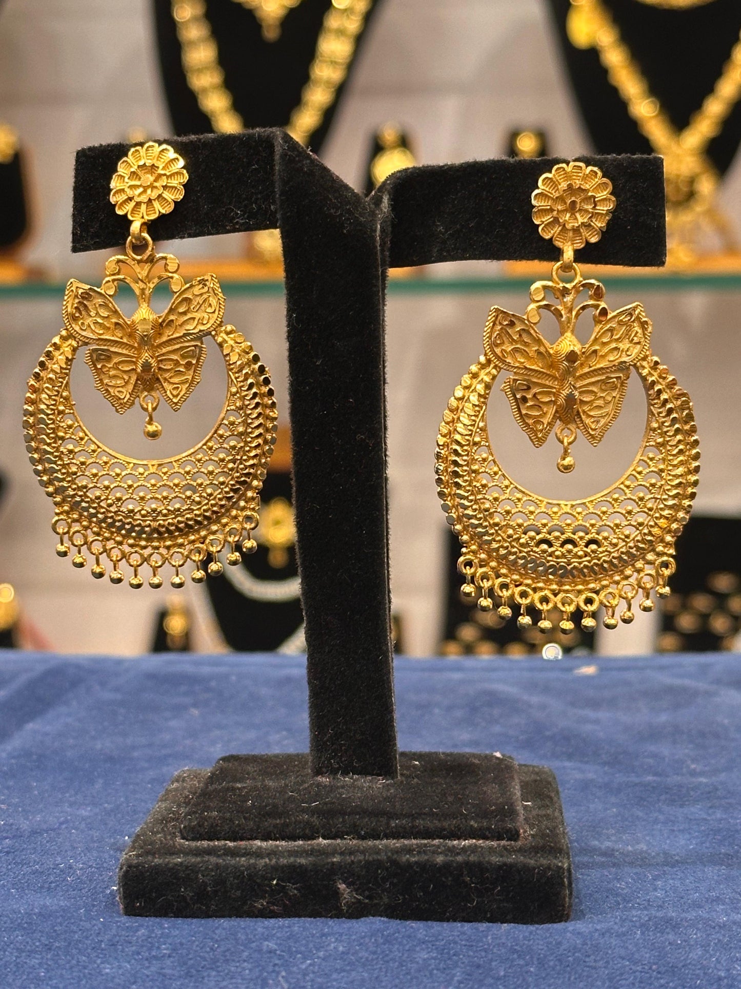 Designing Earrings 24K(GOLD PLATED)D7
