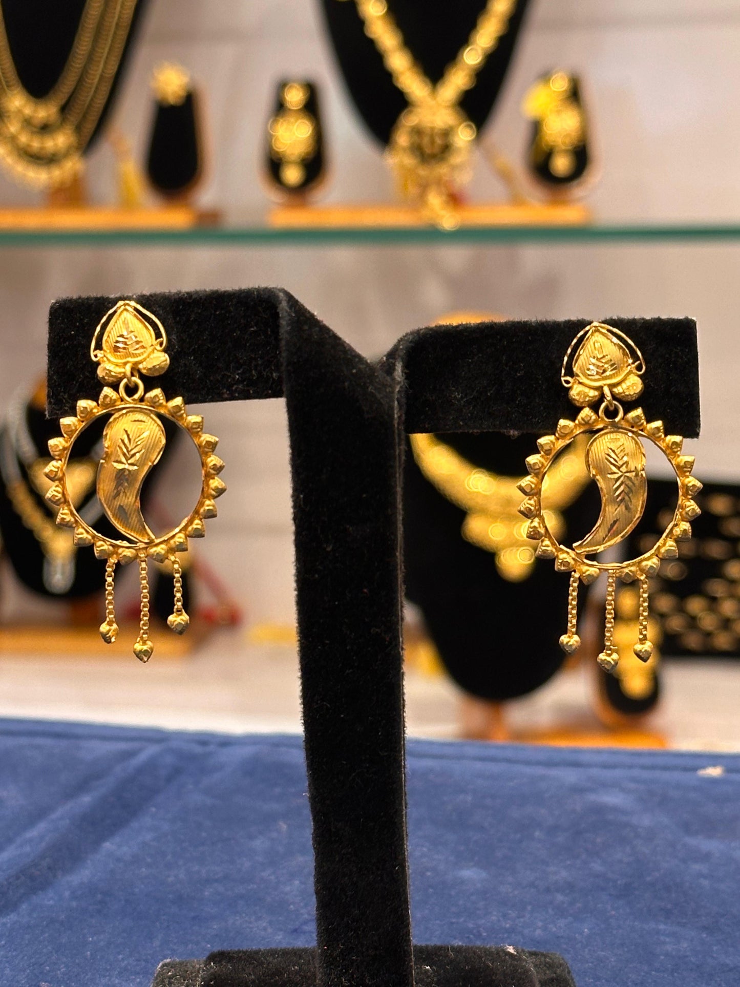 Designing Earrings 24K(GOLD PLATED)D8