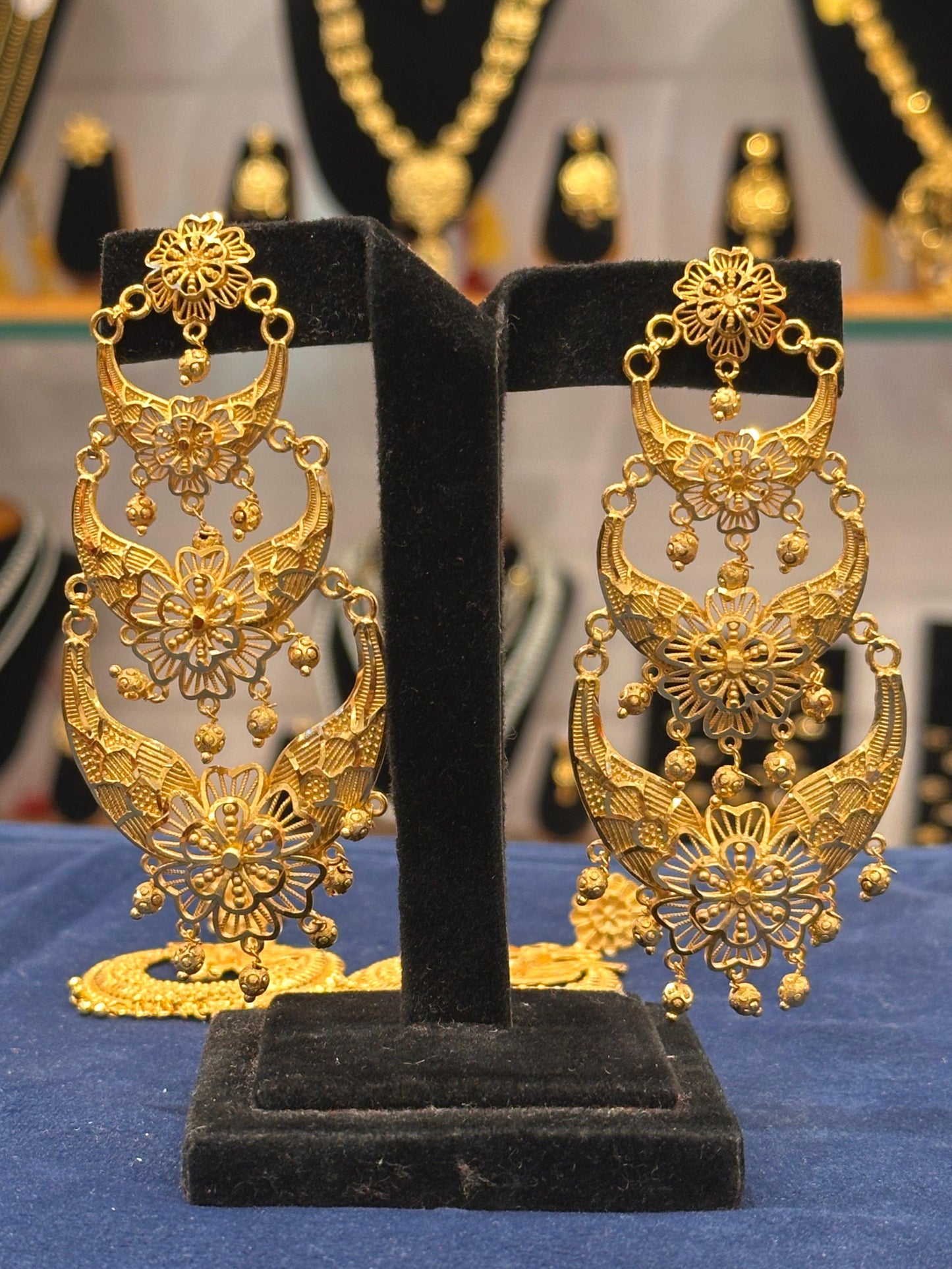 Designing Earrings 24K(GOLD PLATED)D4