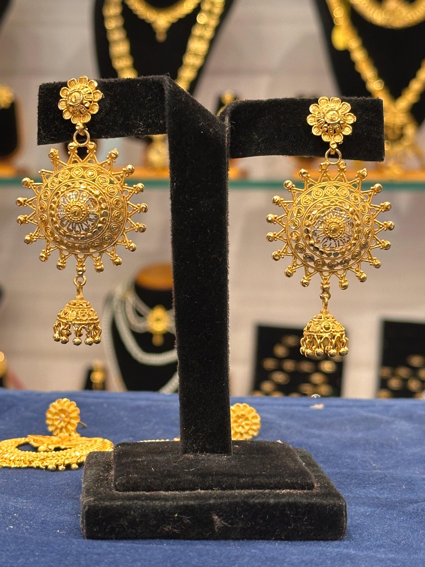 Designing Earrings 24K(GOLD PLATED)D3
