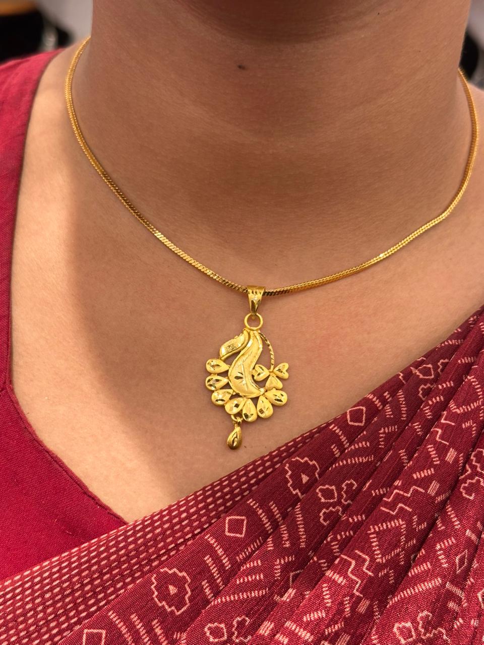 CHAIN PENDANT- SIZE 18 (24K)D12