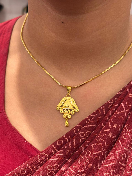 CHAIN PENDANT- SIZE 18 (24K)D16