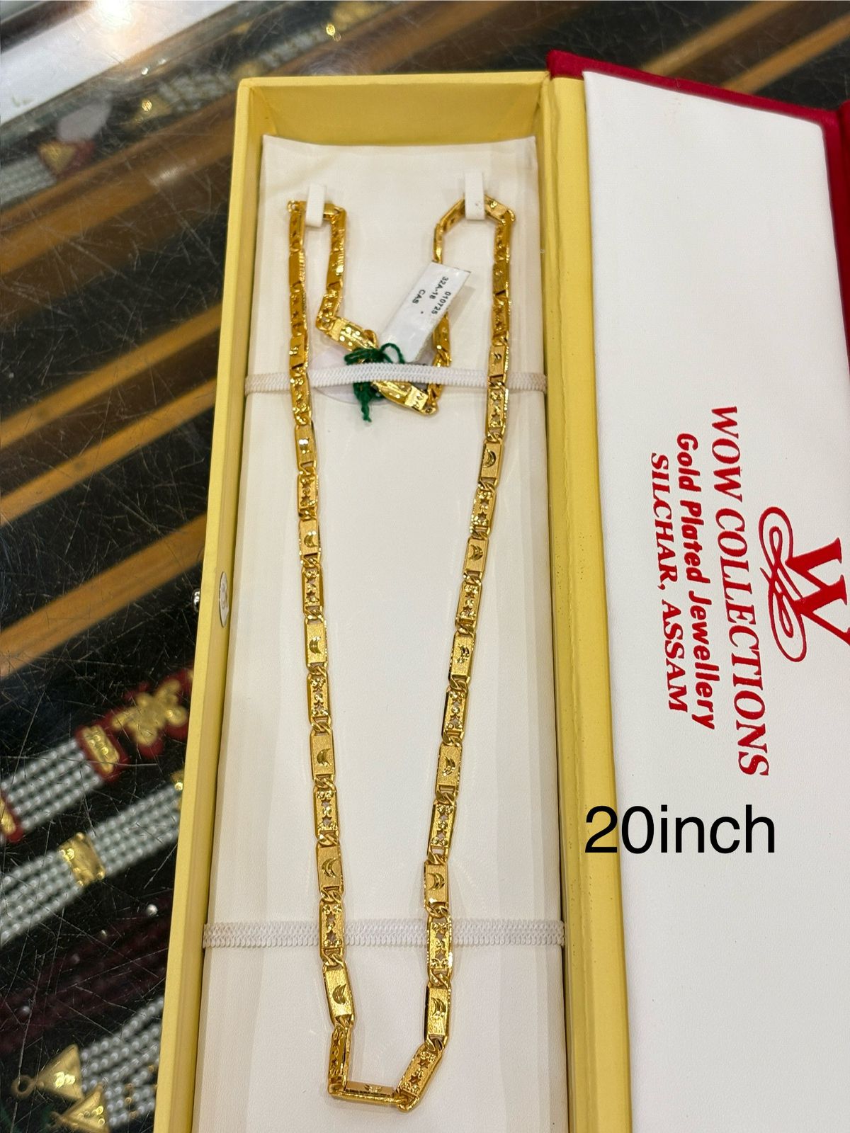 GENTS CHAIN 24K GOLD PLATED (20 SIZE) D5