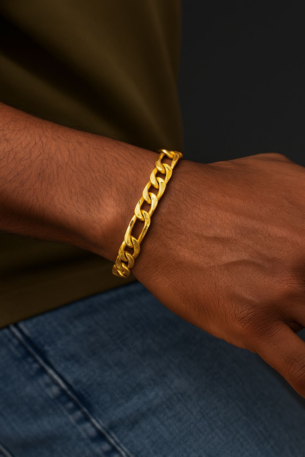 Bracelet(Boys)-24K(Gold Plated) D22