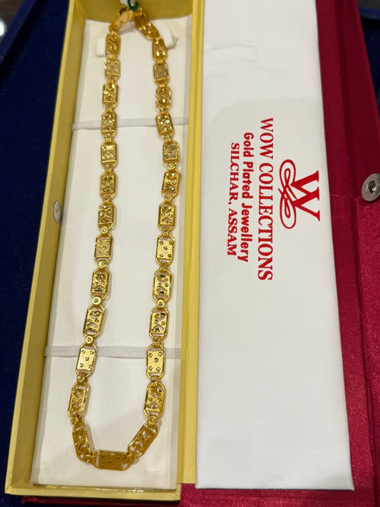 GENTS CHAIN 24K GOLD PLATED (20 SIZE) D9