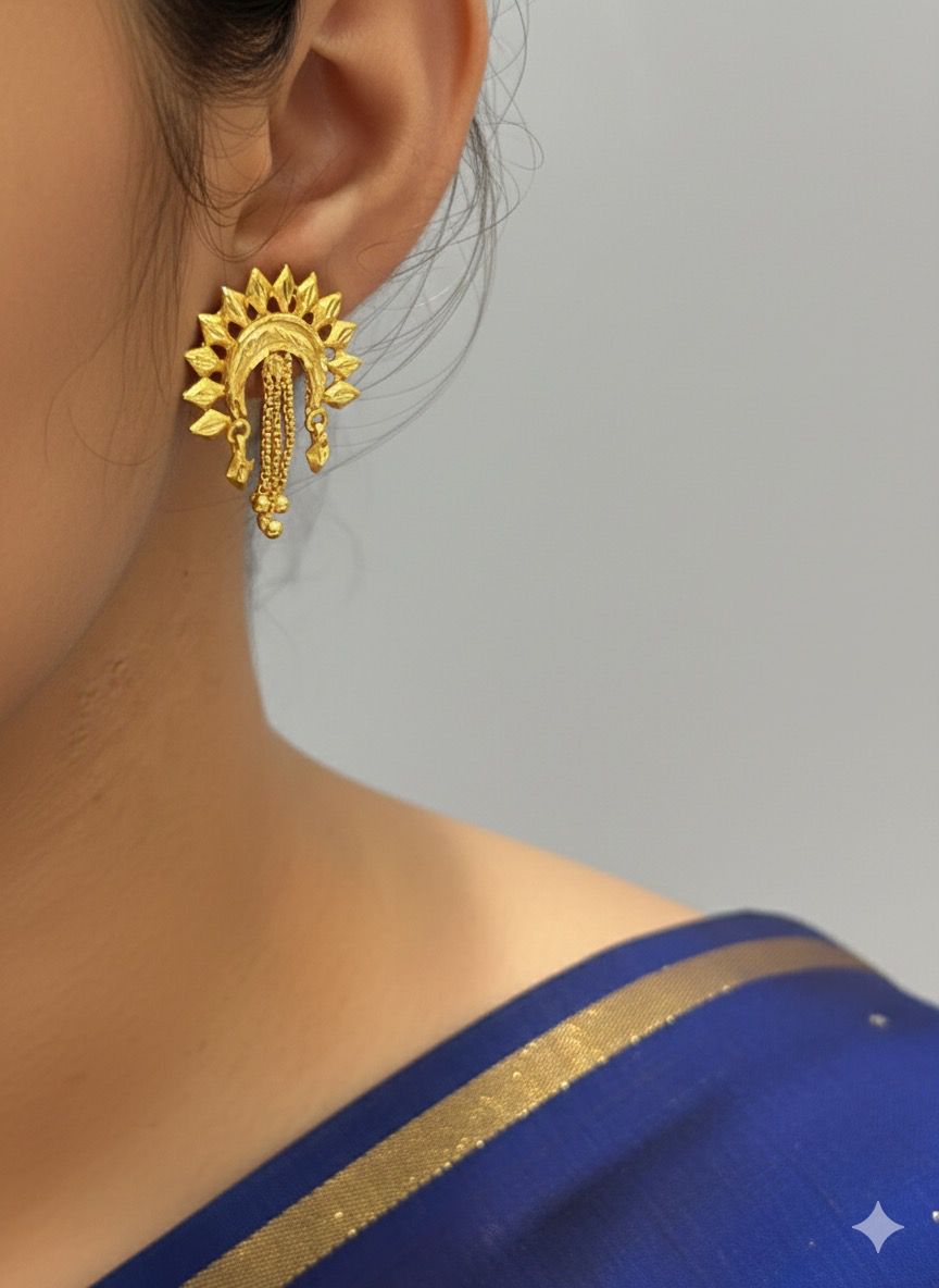 Gold Plated Earring (24K)D40