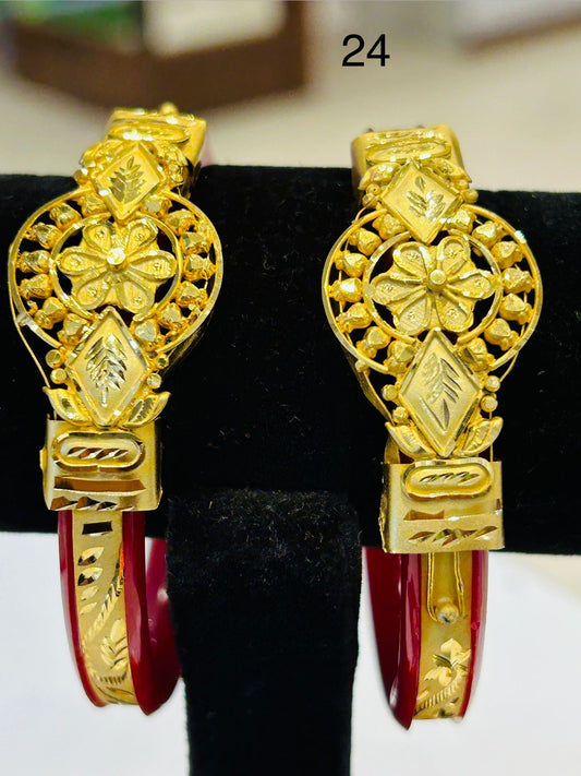 MUKPOLA BANGLE ( SIZE 24 ) D10