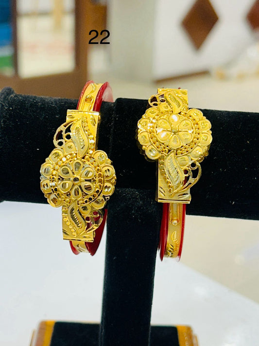 MUKPOLA BANGLE ( SIZE 22 ) D13