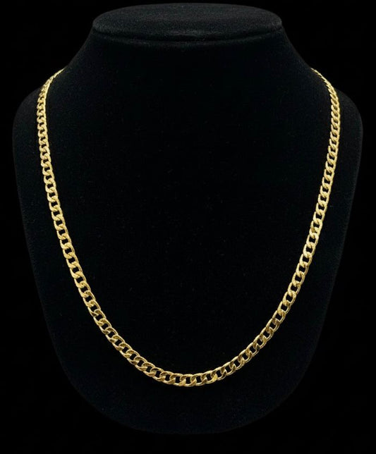 GENTS CHAIN 24K GOLD PLATED (20 SIZE) 16