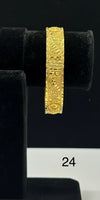 CHUR 24K GOLD PLATEDD 12 (SIZE 24)