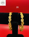 Bangles Gold Plated size 26 (24K)D6
