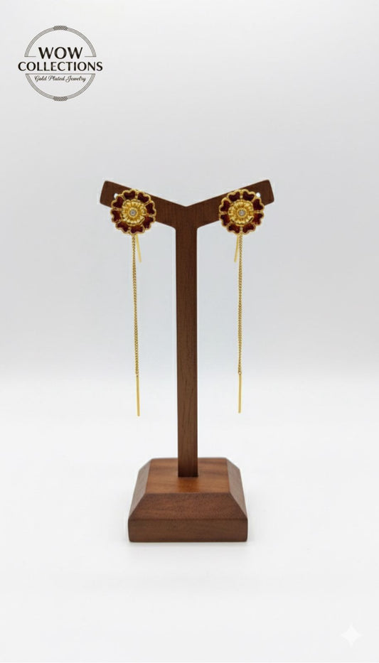 SueSuta Earring-24K(Gold Plated) D16