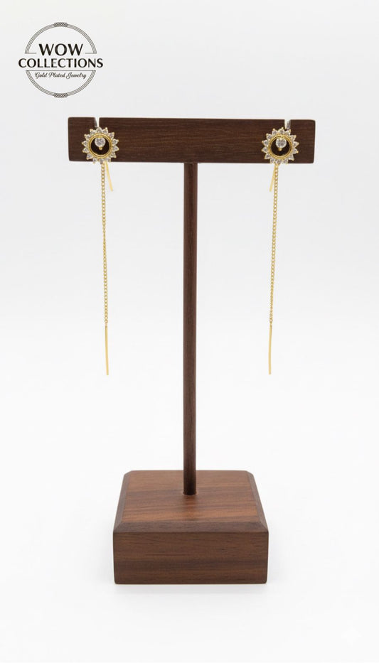 SueSuta Earring-24K(Gold Plated) D18