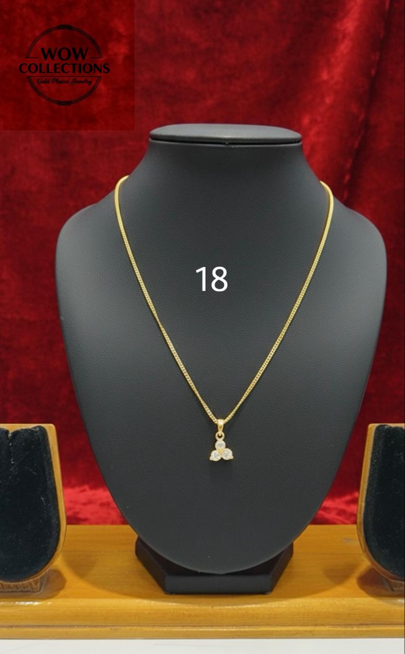 CHAIN PENDANT-18(24K Gold Plated)D11