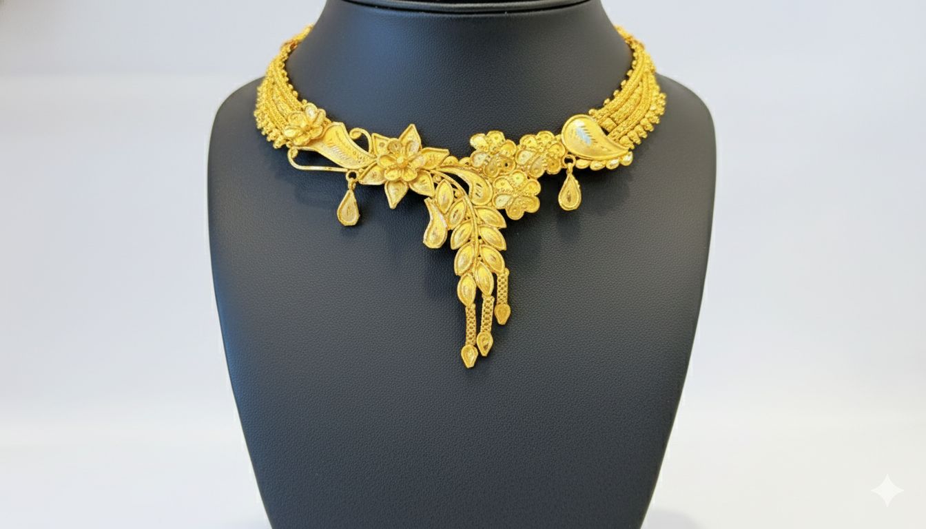 NECKLACE (24K GOLD PLATED)D24