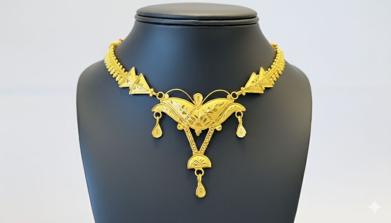 NECKLACE (24K GOLD PLATED)D28