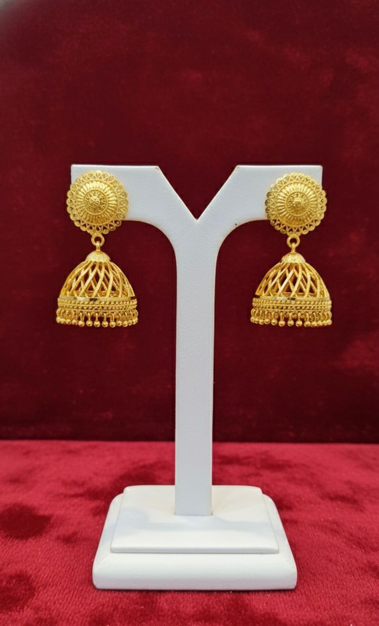 Jhumkas-24K(Gold Plated) D15