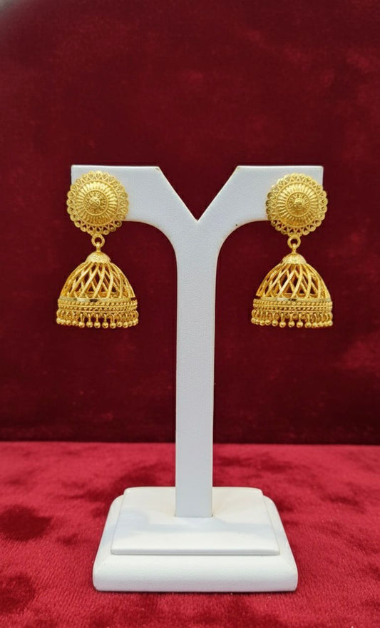 Jhumkas-24K(Gold Plated) D15