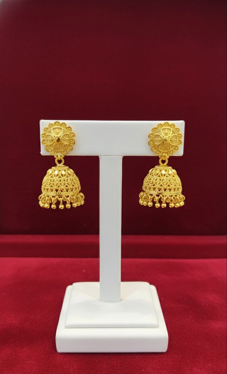 Jhumkas-24K(Gold Plated) D16