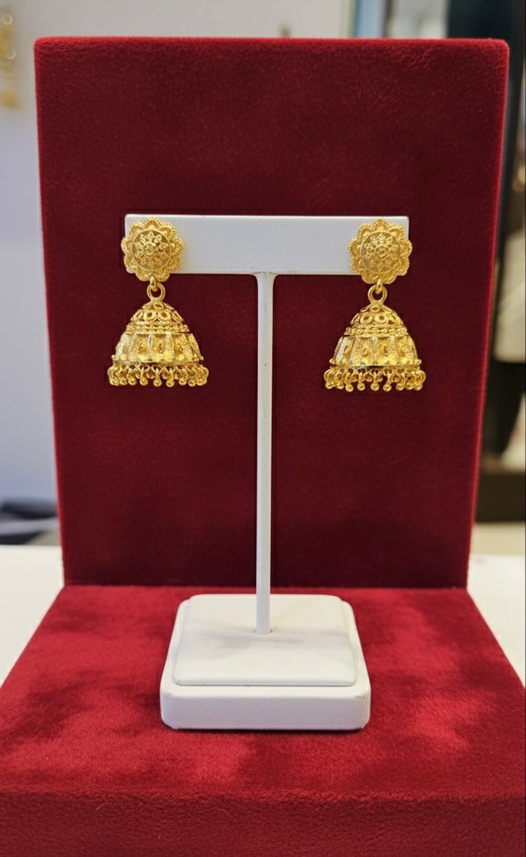 Jhumkas-24K(Gold Plated) D17