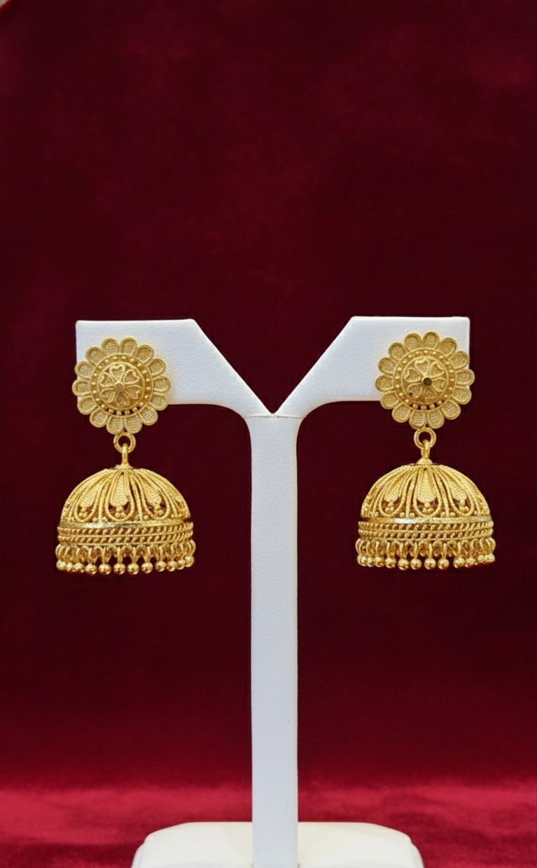 Jhumkas-24K(Gold Plated) D18