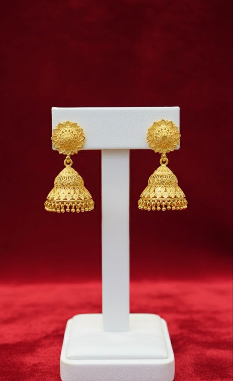 Jhumkas-24K(Gold Plated) D19