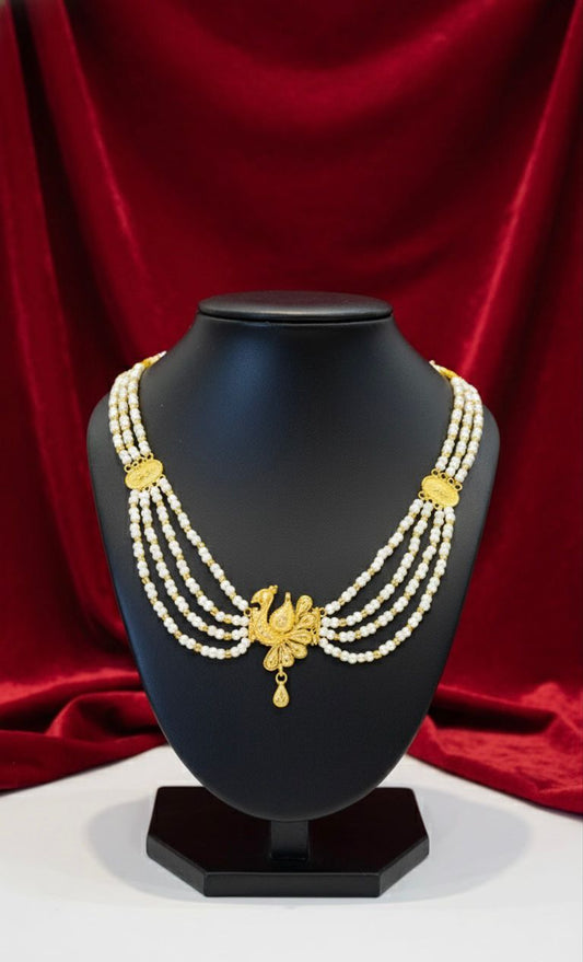 Pearl Necklaces-24K(Gold Plated)D27