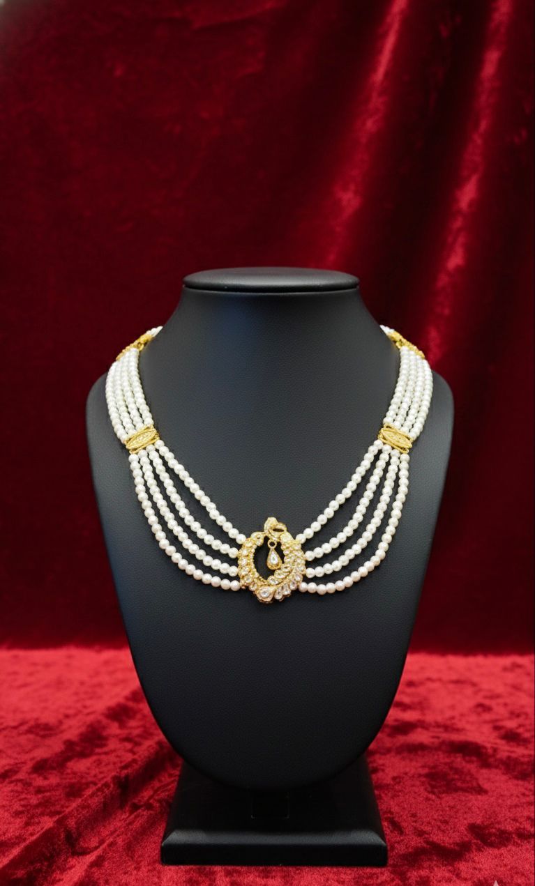 Pearl Necklaces-24K(Gold Plated)D28