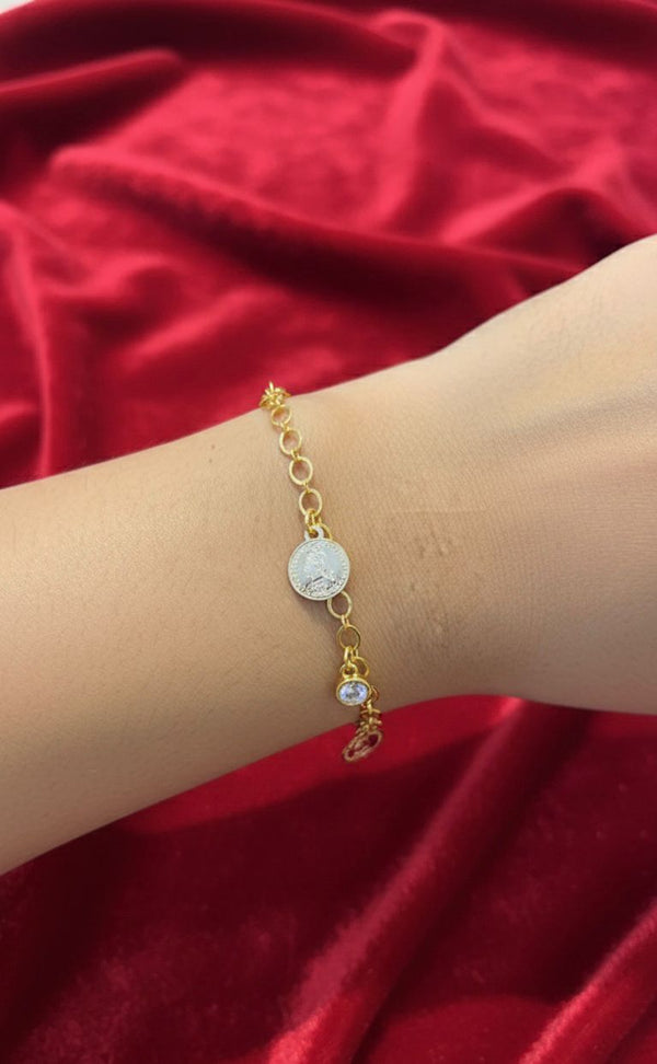 Bracelet(Girls)-24K(Gold Plated) D5