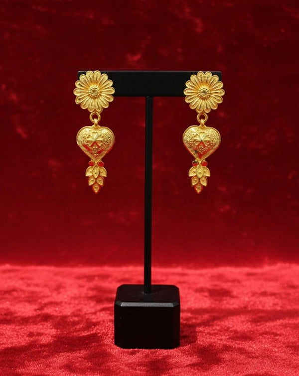 Gold Plated Earrings (24K) D64