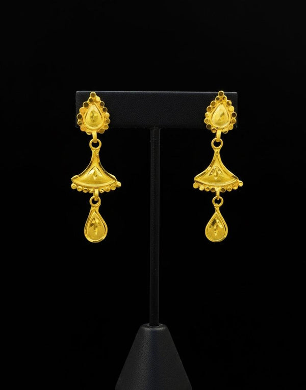Gold Plated Earrings (24K) D58