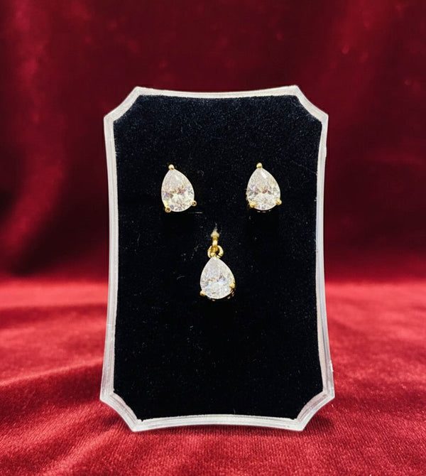 Earring with pendant D1