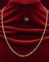 CHAIN 18 (24K GOLD PLATED ) D16