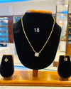 CHAIN PENDANT-18(24K Gold Plated) D21
