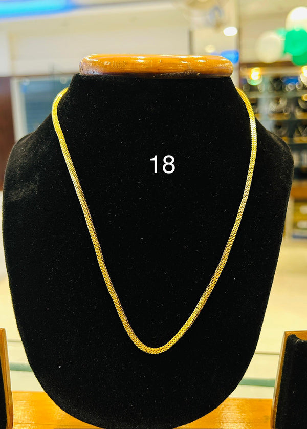 CHAIN -18(24K Gold Plated) D22
