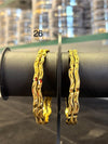 Bangles Gold Plated size 26 (24K) D26