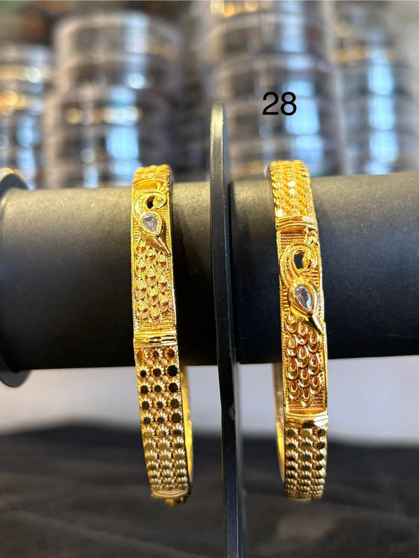 Bangles Gold Plated size 28 (24K) D3