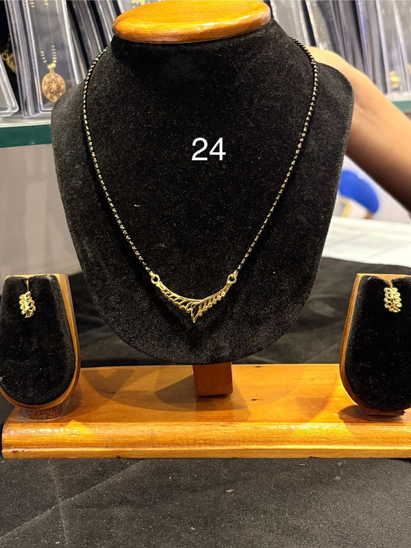 Mangalsutra-24 (24k-Gold Plated) D00