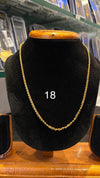 CHAIN 18 (24K GOLD PLATED) D5