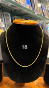 CHAIN 18 (24K GOLD PLATED) D6