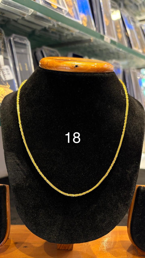 CHAIN 18 (24K GOLD PLATED) D6