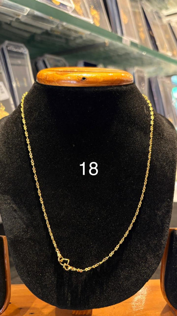 CHAIN 18 (24K GOLD PLATED) D8