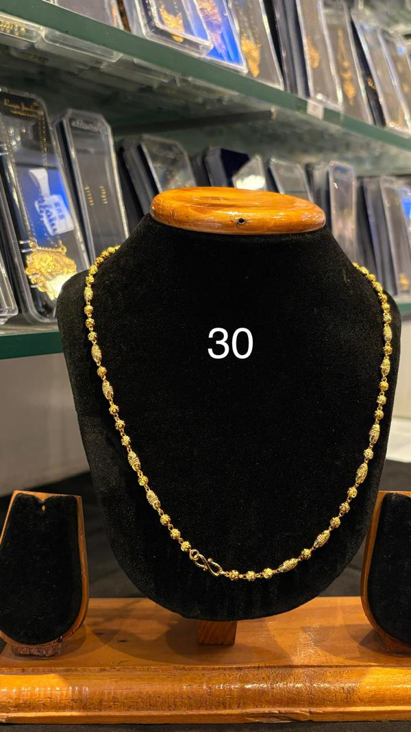 CHAIN SIZE 30 (24K GOLD PLATED ) D4