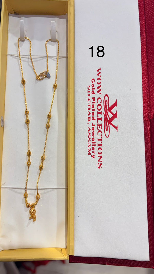 CHAIN 18 (24K GOLD PLATED) D22
