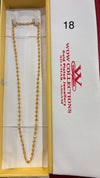 CHAIN 18 (24K GOLD PLATED) D28