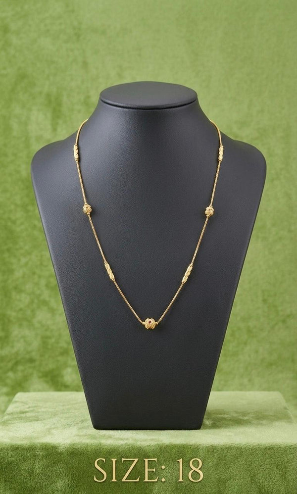 CHAIN 18 (24K GOLD PLATED) D43