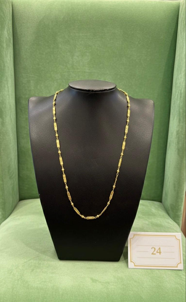 CHAIN 24(24K GOLD PLATED) D18
